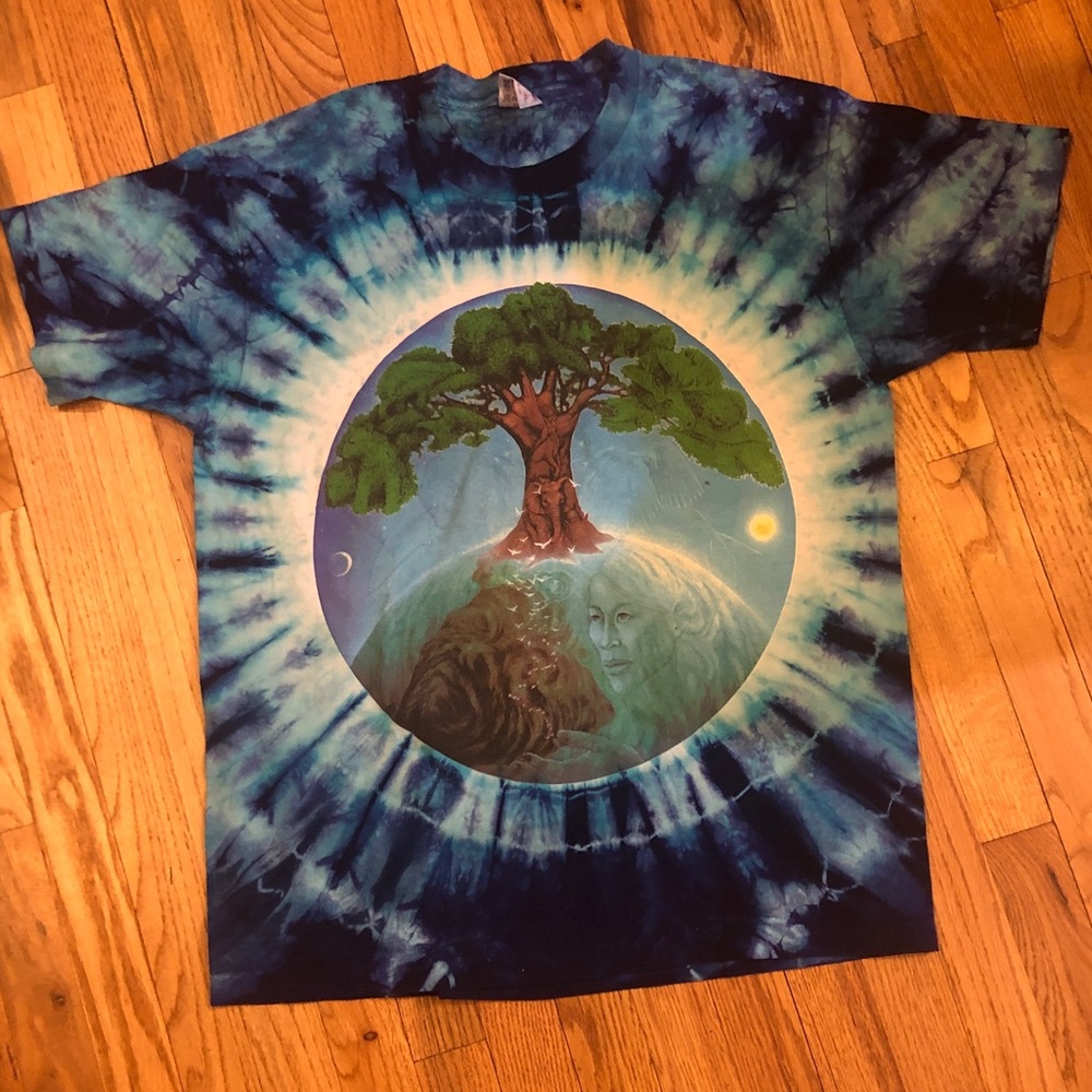 Vintage NWOT Tie Dye Early 1990s “Tree of Life” - Picture 2 of 4